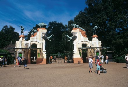 Eingang zu Hagenbecks Tierpark