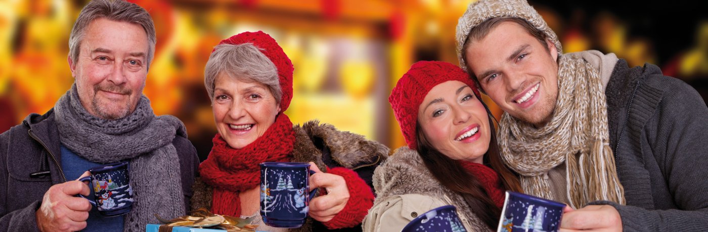 Auf dem Weihnachtsmarkt