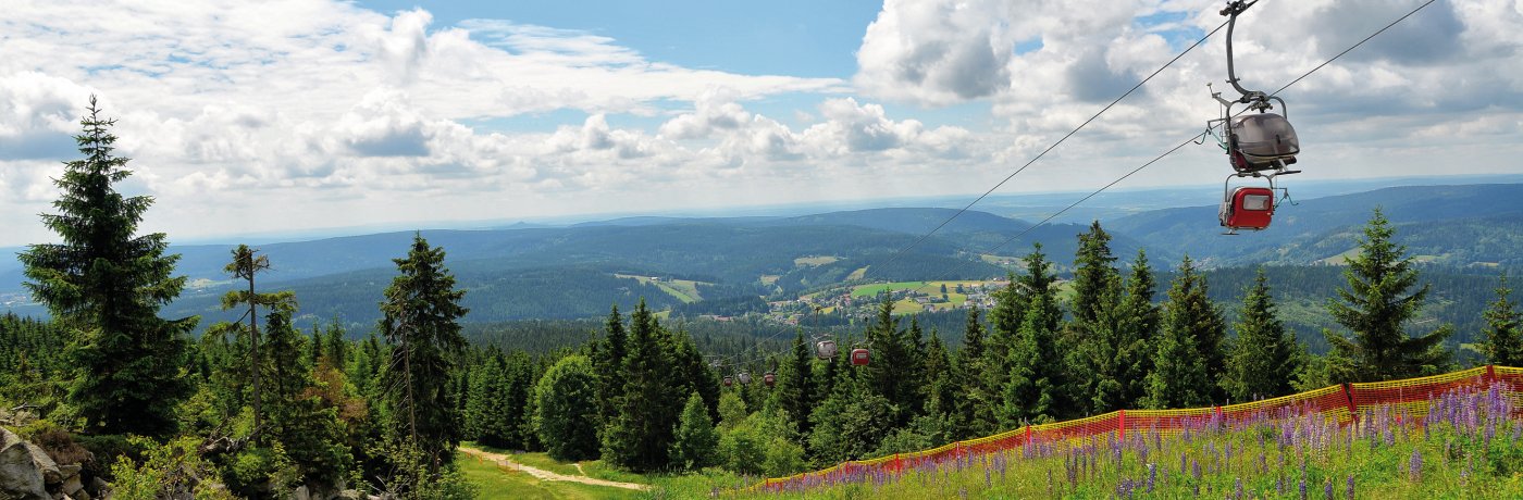Seilbahn am Ochsenkopf im Fichtelgebirge