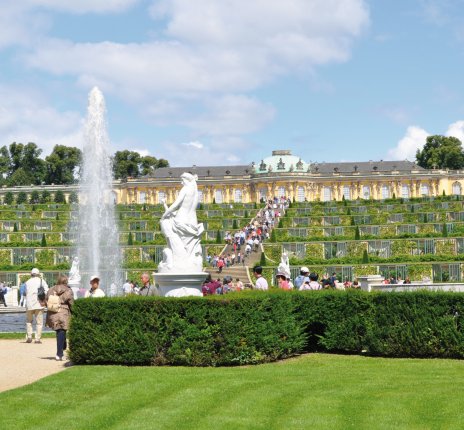 In den Gärten von Schloss Sanssouci © Katalogwerkstatt/A. Schäfer