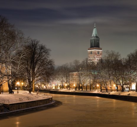 Winterliches Turku - Kathedrale © visitfinland/ Vastavalo / Anne Saarinen