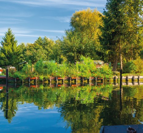 Hortillonnages schwimmender Garten in Amiens © Marco-fotolia.com